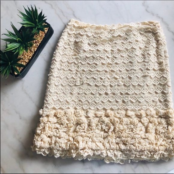 Dana Buchman Dresses & Skirts - Dana Buchman Crochet Skirt